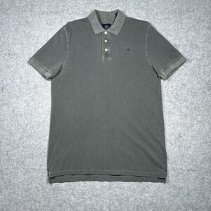 G Star Raw Polo Shirt‎ Men's size Large Dark Green Golf Preppy Collared Cuffed